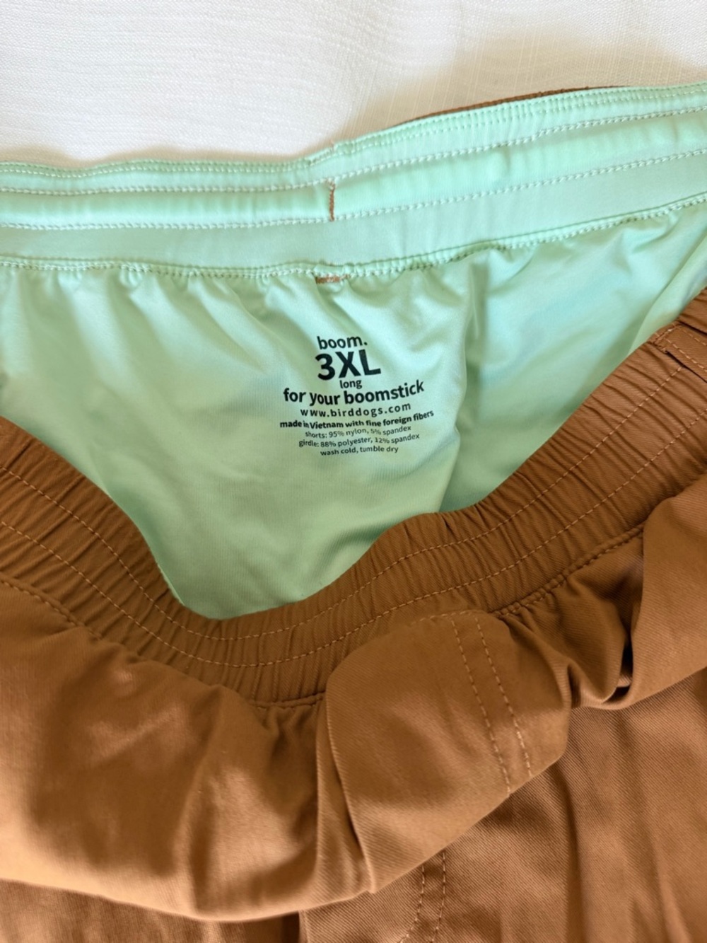 Birddog Mens lined khaki shorts in Graham 3XL long 9” inseam - Picture 5 of 9